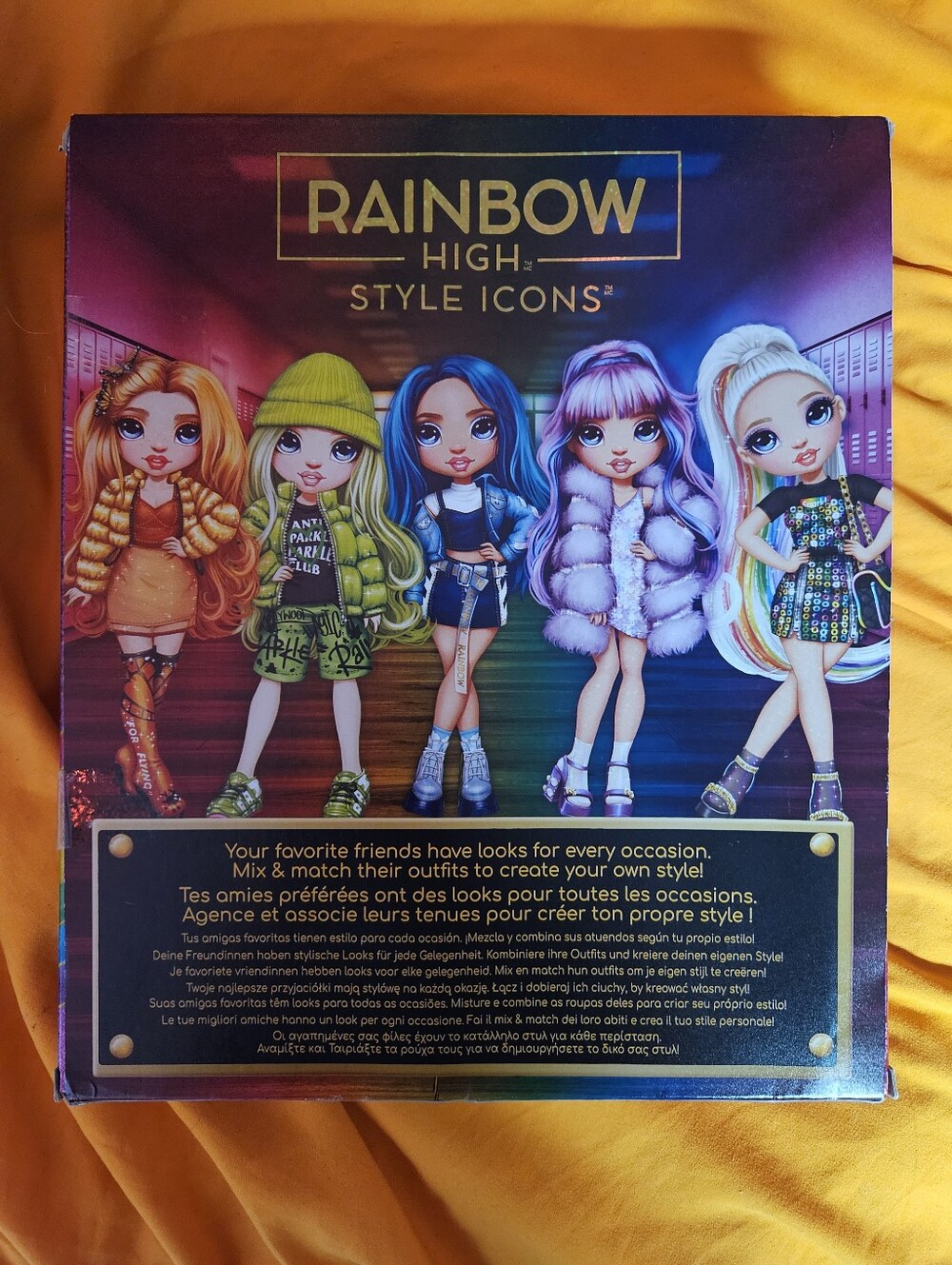 Imported Poppy Rowan Orange Rainbow High Doll - Style Icons - Picture 5 of 9